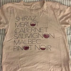 J.Crew Wine T-shirt M 🍷